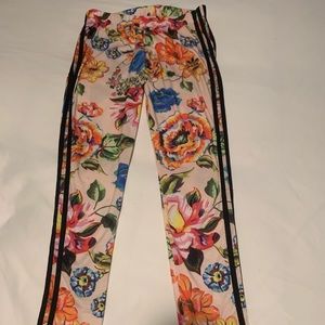 Adidas retro floral print leggings